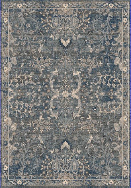 Dynamic Rugs Savoy 3585 Denim Multi Contemporary Machine - Made Rug - Rugs - Dynamic Rugs - Atlanta Designer Rugs