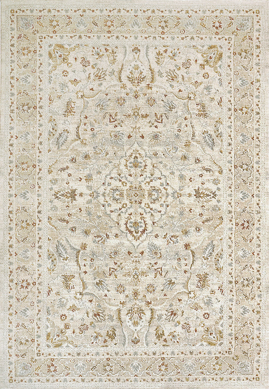 Dynamic Rugs Annalise 7605 Beige Cream Traditional Machine-Made Rug