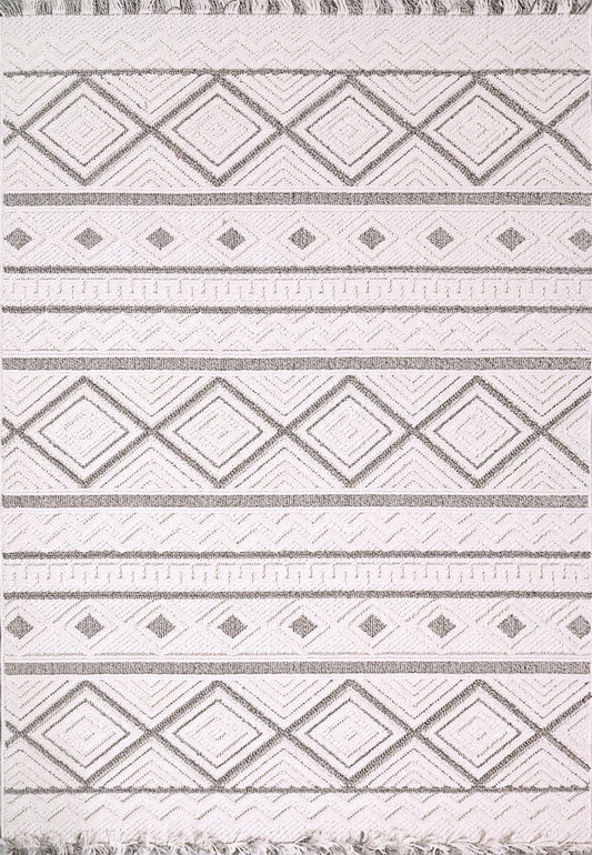 Dynamic Rugs Seville 3612 Beige Dark Grey Modern Machine - Made Rug - Rugs - Dynamic Rugs - Atlanta Designer Rugs