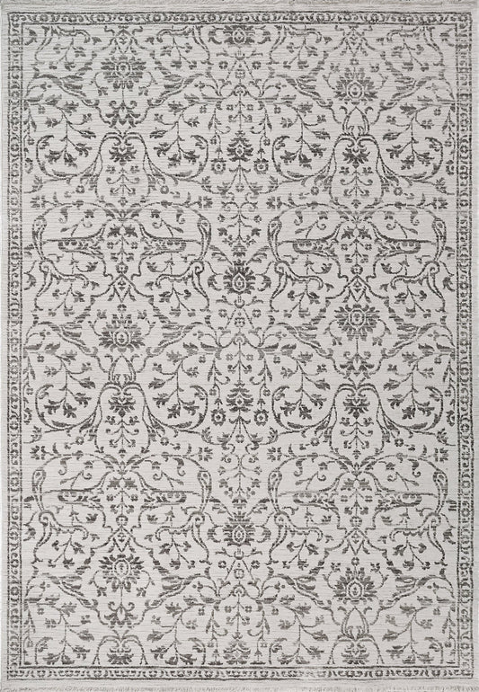 Dynamic Rugs Bailey 3880 Ivory Grey Transitional Machine - Made Rug - Rugs - Dynamic Rugs - Atlanta Designer Rugs