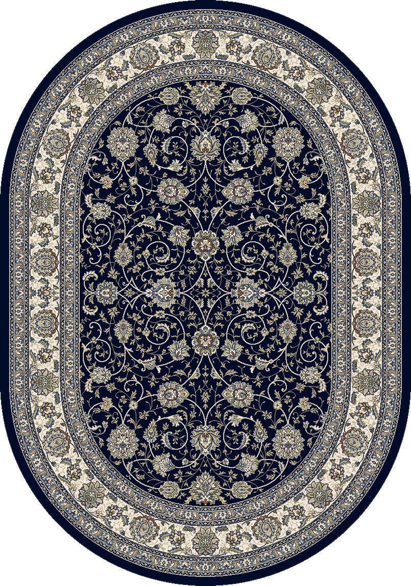 Dynamic Rugs Ancient Garden 57120 Navy Traditional Machine - Made Rug - Rugs - Dynamic Rugs - Atlanta Designer Rugs