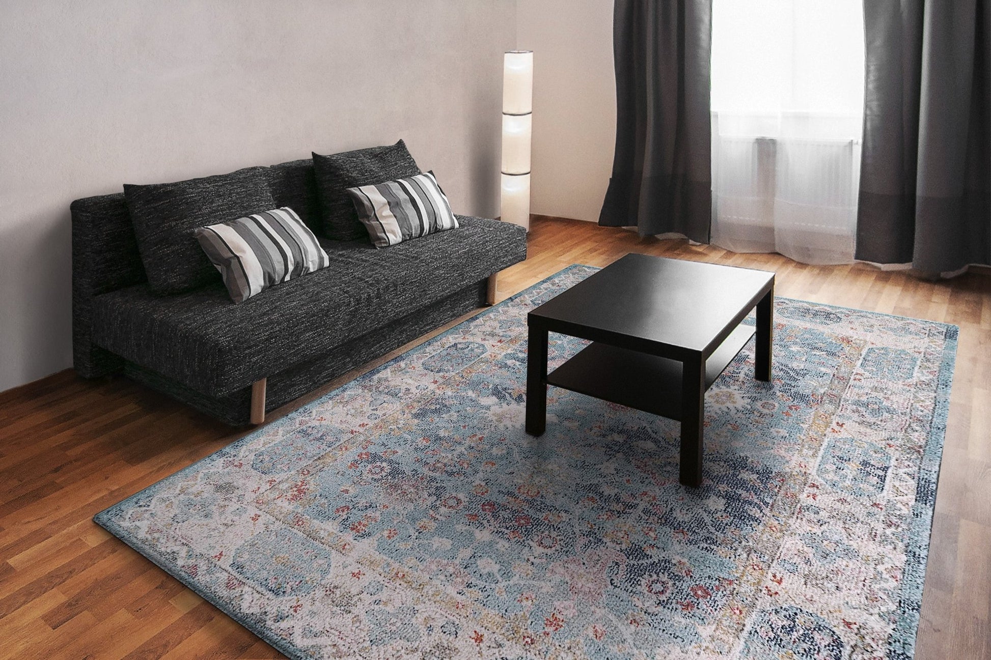 Dynamic Rugs Soma 6197 Blue Multi Transitional Machine - Made Rug - Rugs - Dynamic Rugs - Atlanta Designer Rugs