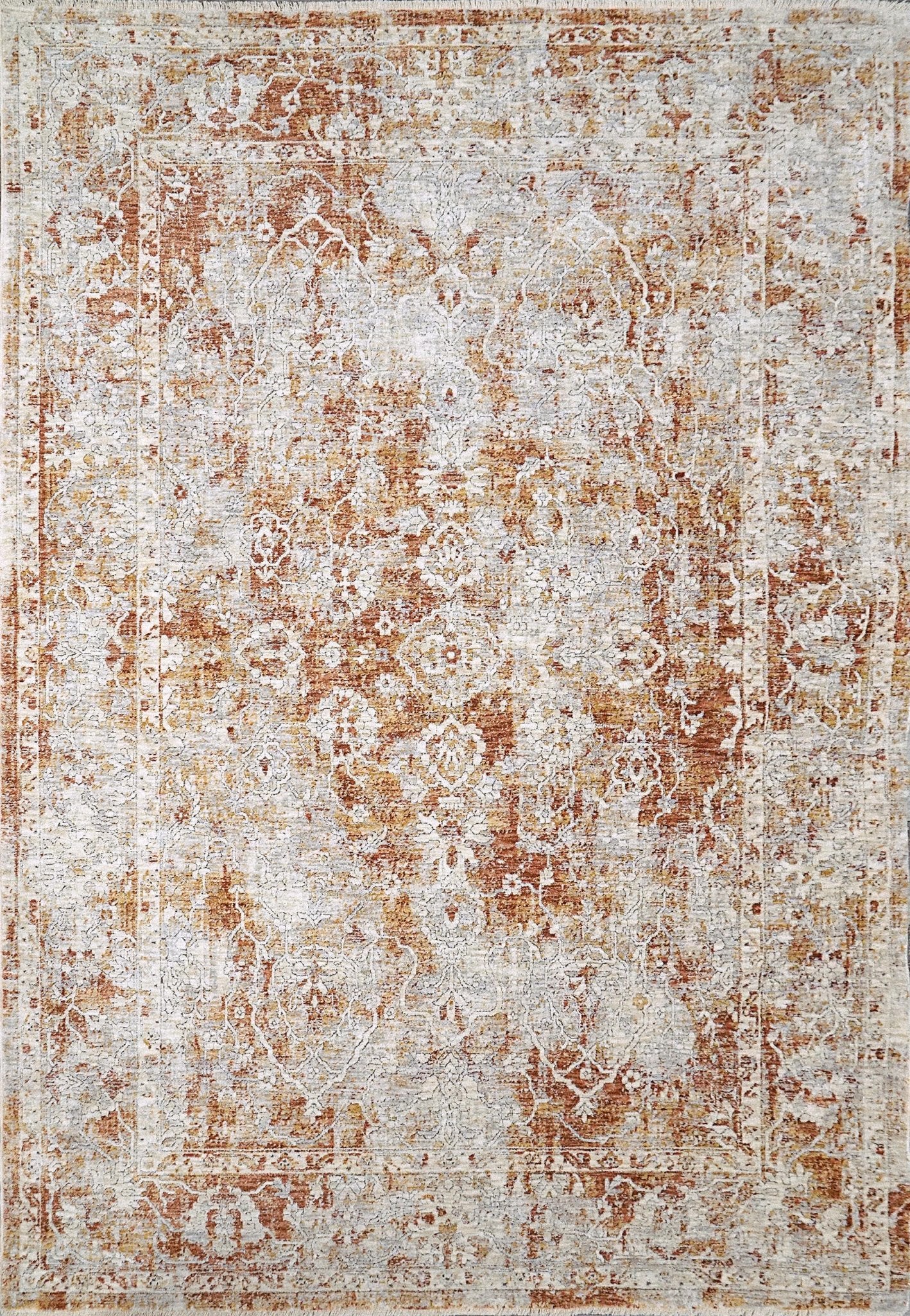 Dynamic Rugs Skyler 6711 Grey Copper Transitional Machine - Made Rug - Rugs - Dynamic Rugs - Atlanta Designer Rugs