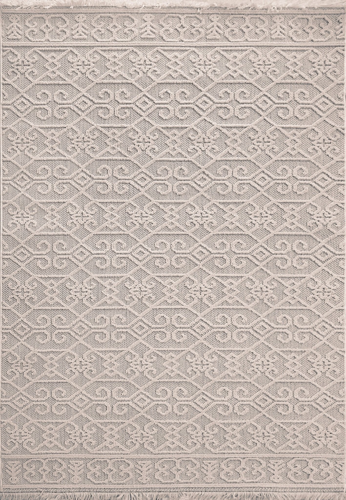 Dynamic Rugs Seville 3609 Ivory Soft Grey Modern Machine - Made Rug - Rugs - Dynamic Rugs - Atlanta Designer Rugs