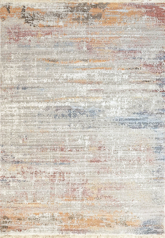 Dynamic Rugs Mood 8456 Ivory Red Modern Machine - Made Rug - Rugs - Dynamic Rugs - Atlanta Designer Rugs