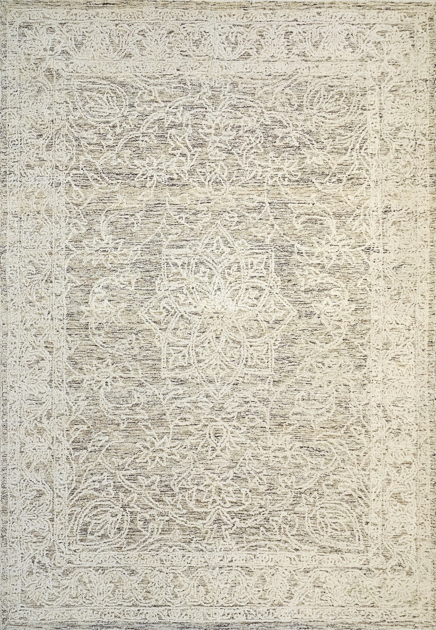 Dynamic Rugs Darcy 1124 Ivory Taupe Traditional Handmade Rug - Rugs - Dynamic Rugs - Atlanta Designer Rugs