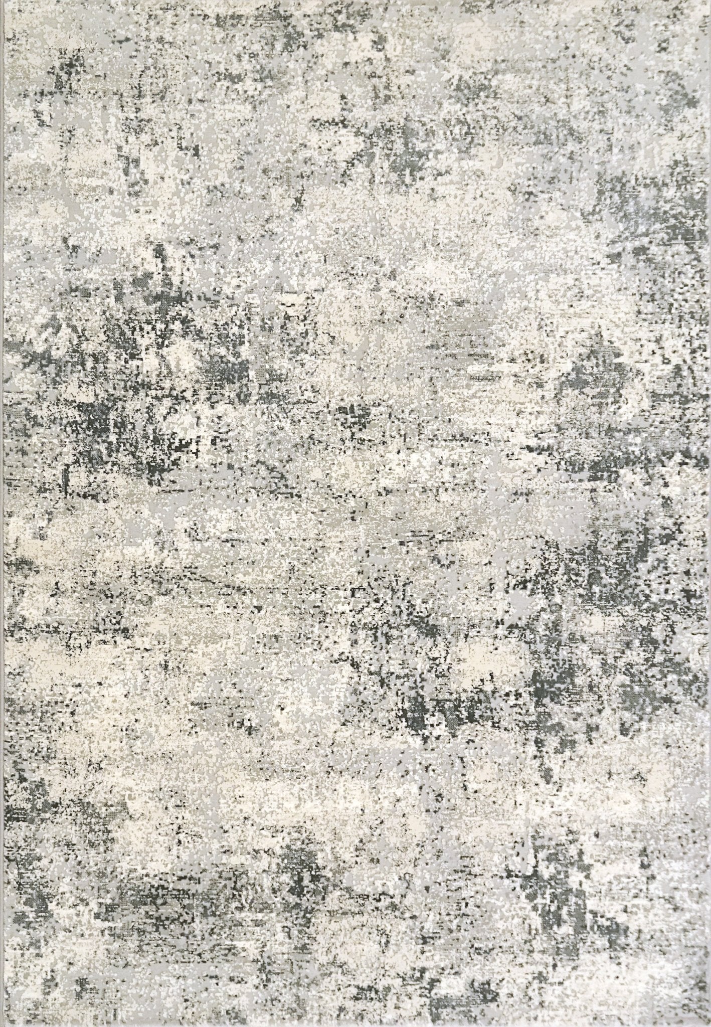 Dynamic Rugs Couture 52029 Ivory Grey Contemporary Machine - Made Rug - Rugs - Dynamic Rugs - Atlanta Designer Rugs