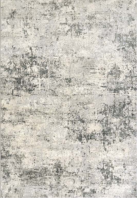 Dynamic Rugs Couture 52029 Ivory Grey    Contemporary Machine-Made Rug