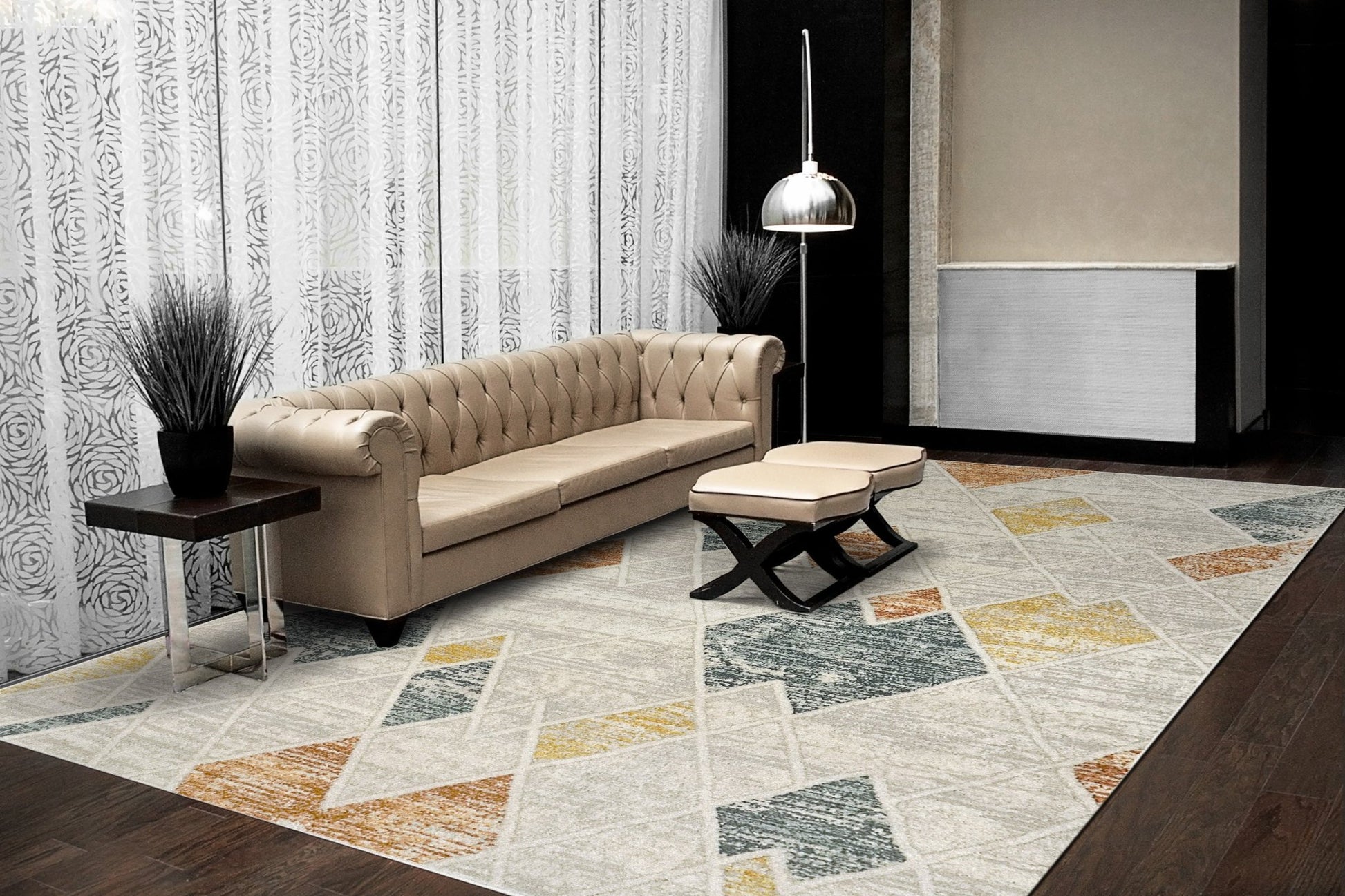 Dynamic Rugs Zahara 4411 Multi Modern Machine - Made Rug - Rugs - Dynamic Rugs - Atlanta Designer Rugs