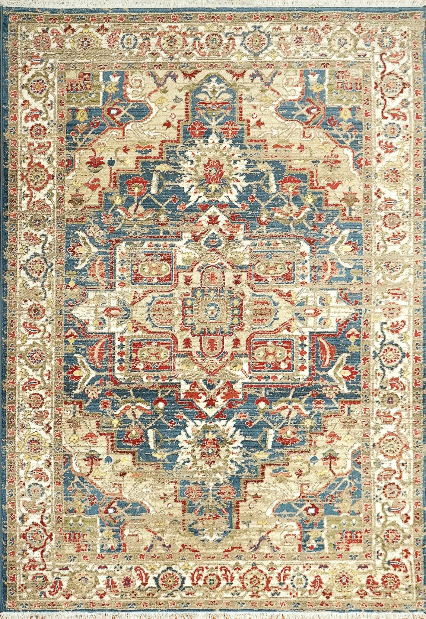 Dynamic Rugs Juno 6882 Navy Red Transitional Machine - Made Rug - Rugs - Dynamic Rugs - Atlanta Designer Rugs