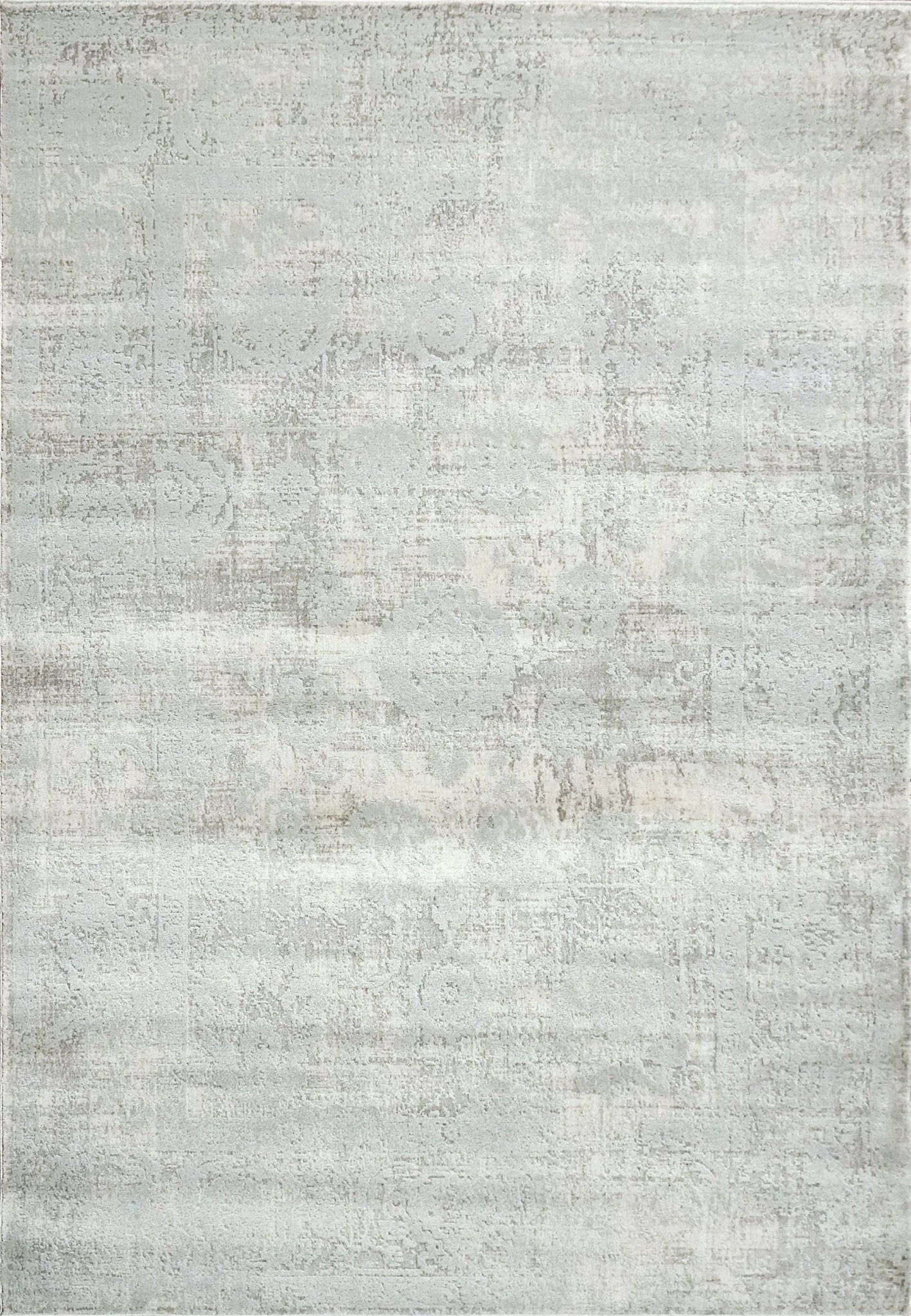 Dynamic Rugs Castilla 3530 Cream Silver Modern Machine - Made Rug - Rugs - Dynamic Rugs - Atlanta Designer Rugs