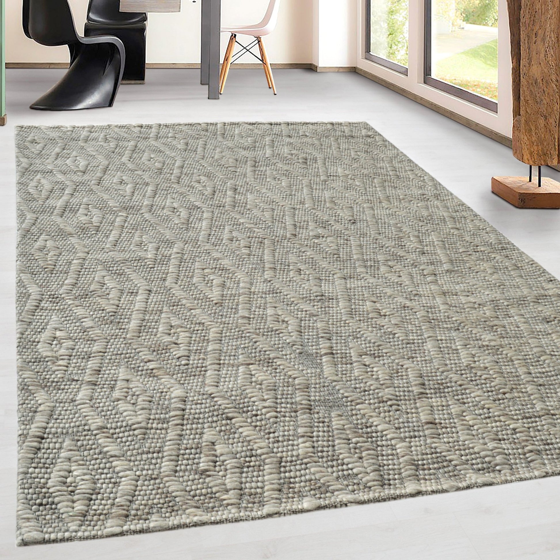 Dynamic Rugs Grove 6213 Mix Grey Contemporary Handmade Rug - Rugs - Dynamic Rugs - Atlanta Designer Rugs