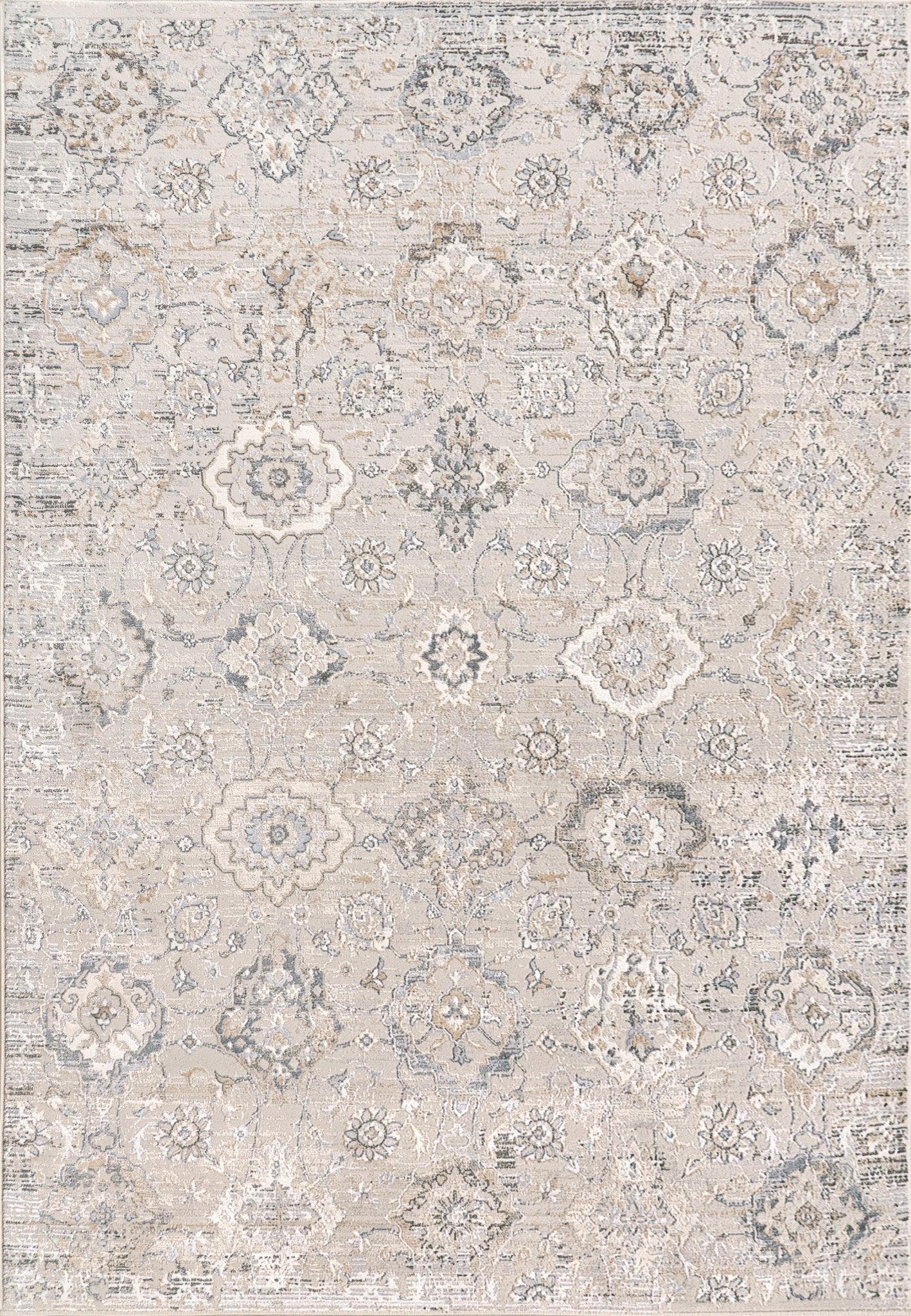 Dynamic Rugs Marina 8057 White Grey Transitional Machine - Made Rug - Rugs - Dynamic Rugs - Atlanta Designer Rugs