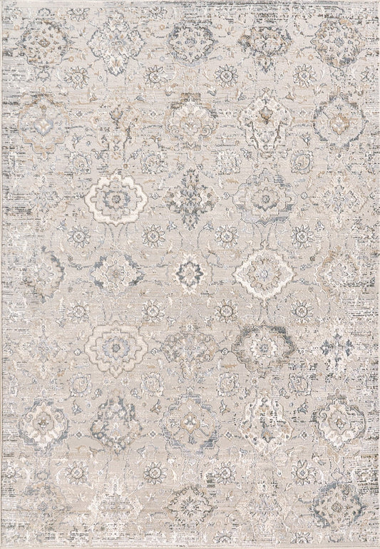 Dynamic Rugs Marina 8057 White Grey Transitional Machine - Made Rug - Rugs - Dynamic Rugs - Atlanta Designer Rugs