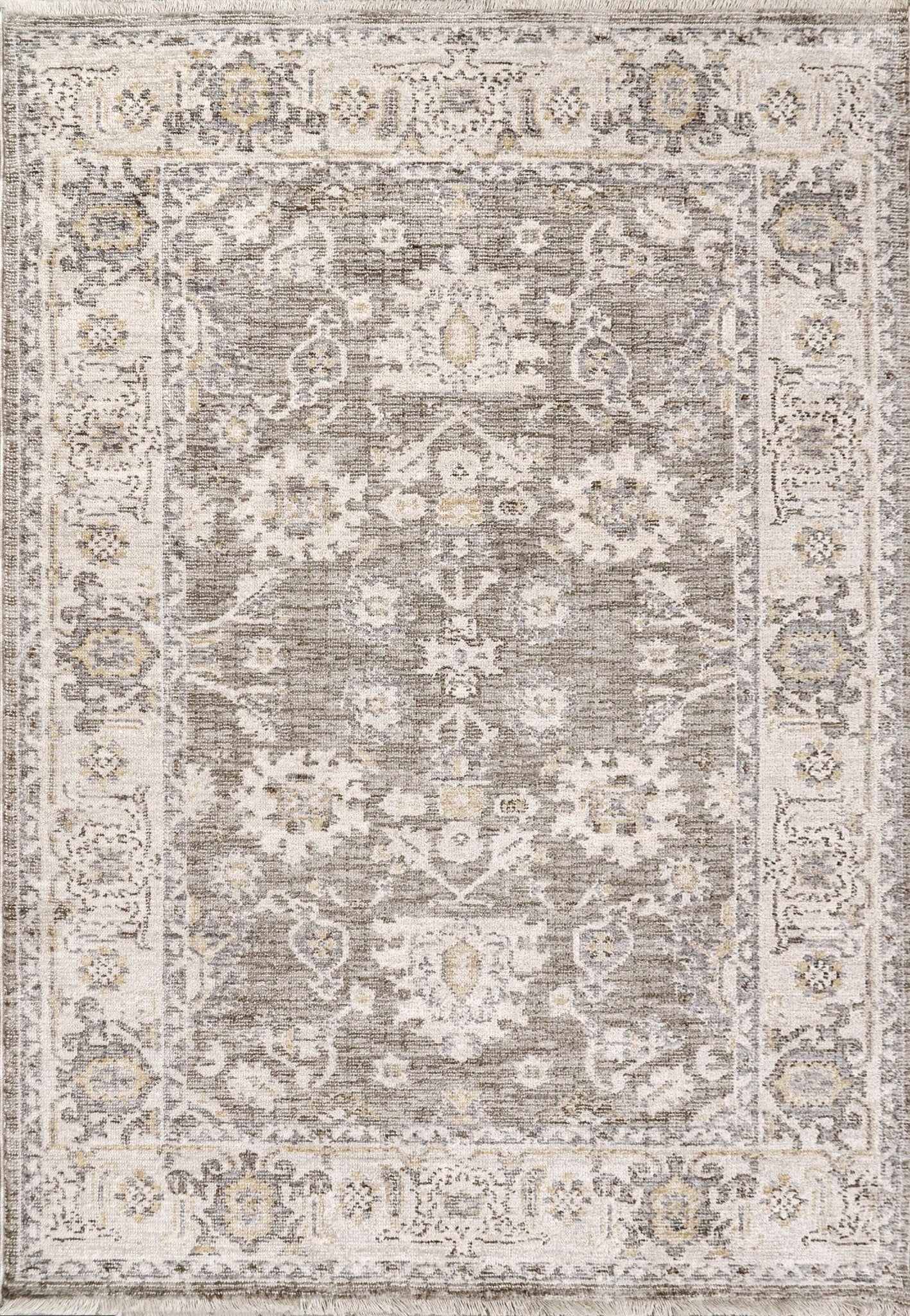 Dynamic Rugs Calypso 13505 Ivory Grey Transitional Machine - Made Rug - Rugs - Dynamic Rugs - Atlanta Designer Rugs