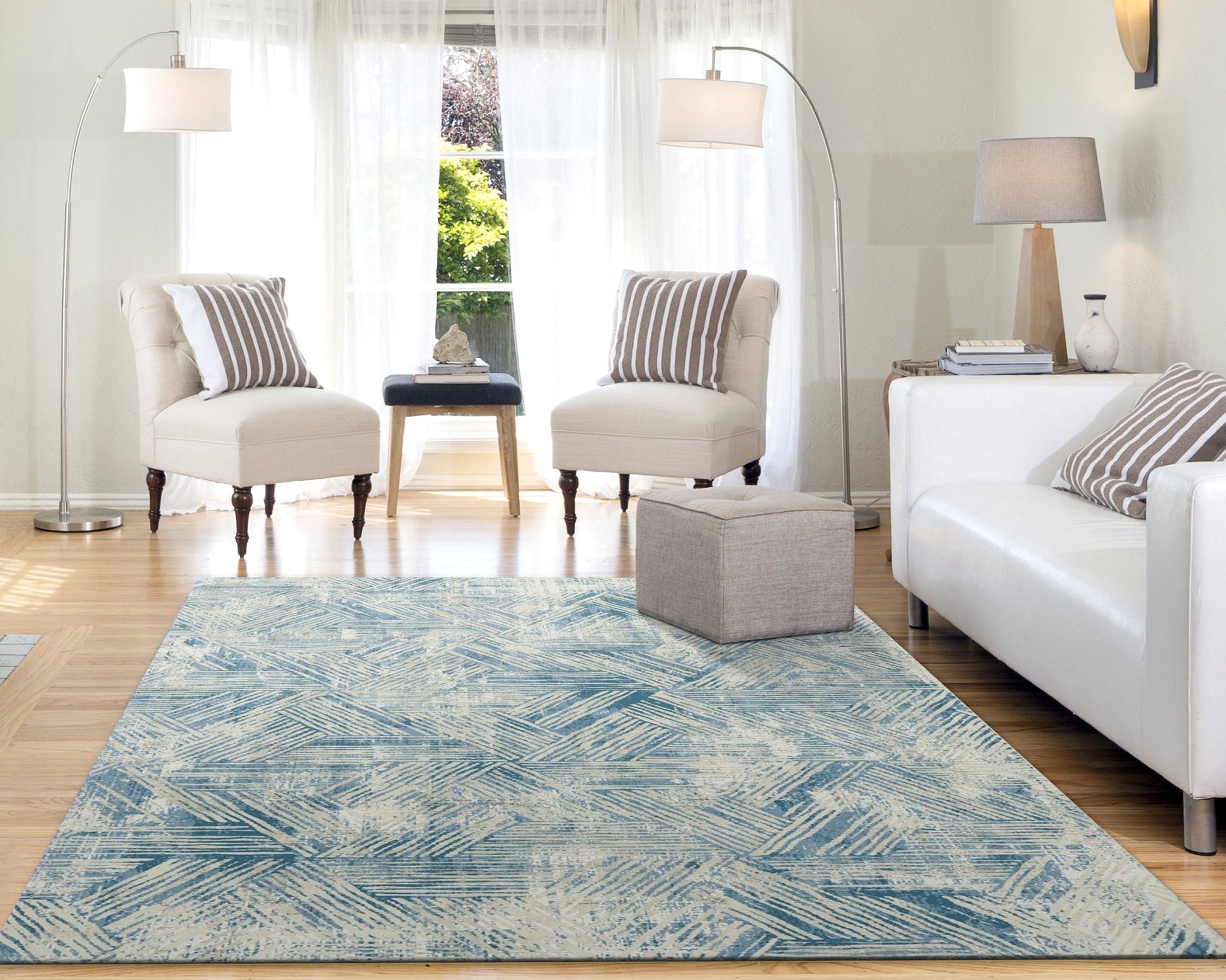 Dynamic Rugs Quartz 27041 Beige Blue Transitional Machine - Made Rug - Rugs - Dynamic Rugs - Atlanta Designer Rugs