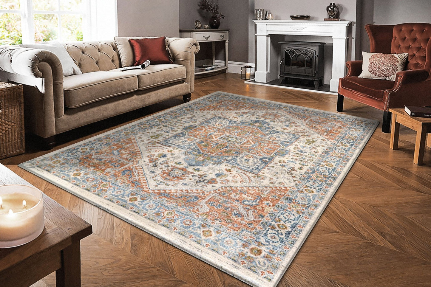 Dynamic Rugs Juno 6887 Beige Multi Traditional Machine - Made Rug - Rugs - Dynamic Rugs - Atlanta Designer Rugs