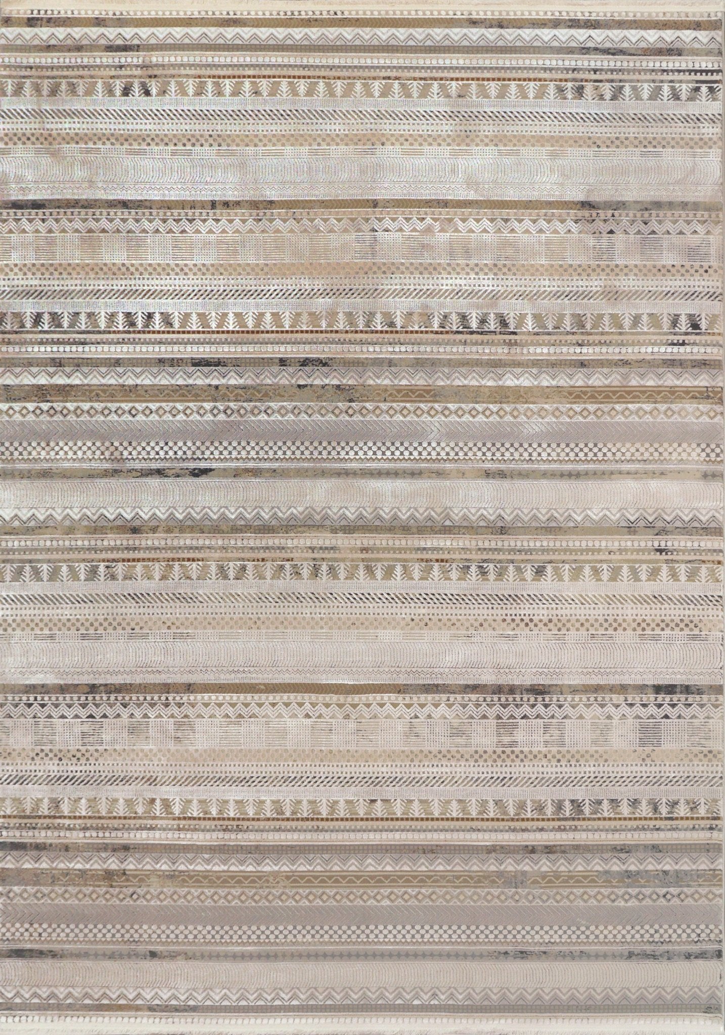 Dynamic Rugs Ruby 2182 Ivory Taupe Grey Modern Machine - Made Rug - Rugs - Dynamic Rugs - Atlanta Designer Rugs