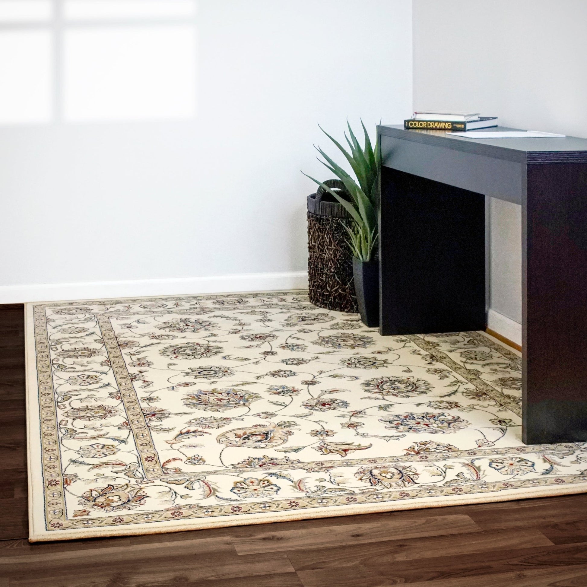 Dynamic Rugs Ancient Garden 57365 Ivory Traditional Machine - Made Rug - Rugs - Dynamic Rugs - Atlanta Designer Rugs