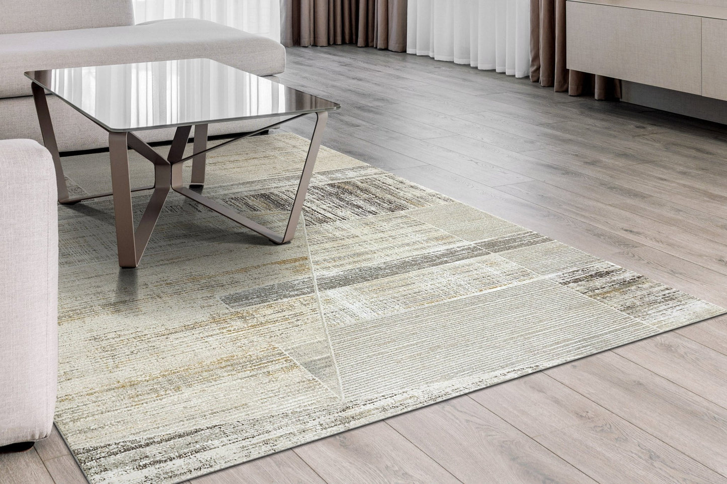 Dynamic Rugs Annalise 7606 Beige Grey Multi Modern Machine - Made Rug - Rugs - Dynamic Rugs - Atlanta Designer Rugs