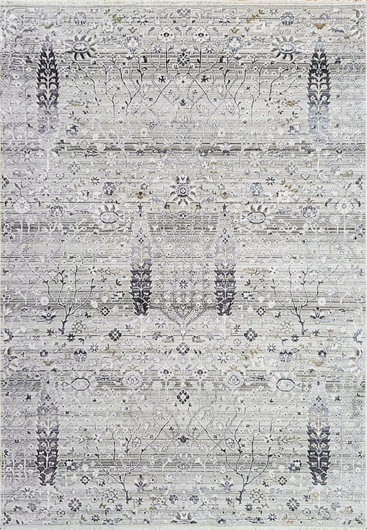 Dynamic Rugs Refine 4635 Taupe Silver Gold Contemporary Machine - Made Rug - Rugs - Dynamic Rugs - Atlanta Designer Rugs