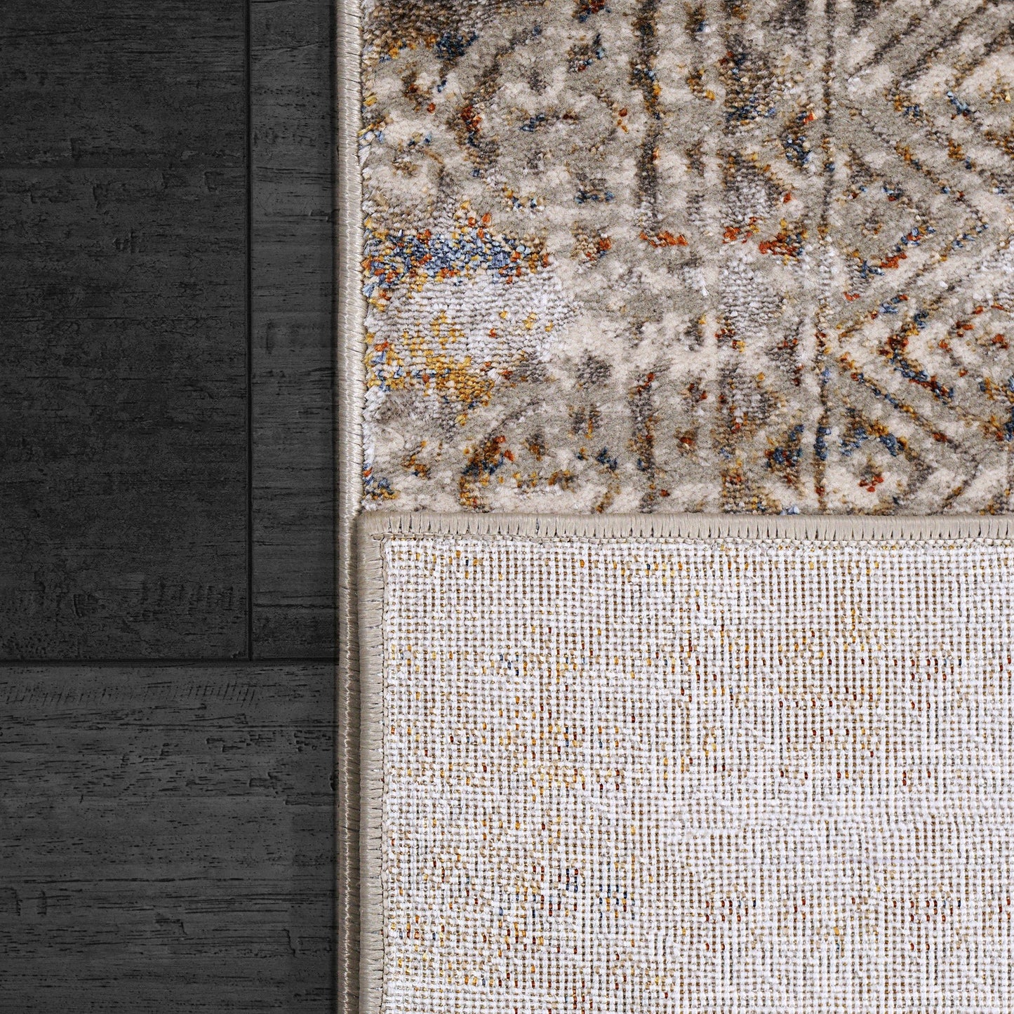 Dynamic Rugs Gold 1361 Grey Ivory Navy Modern Machine - Made Rug - Rugs - Dynamic Rugs - Atlanta Designer Rugs