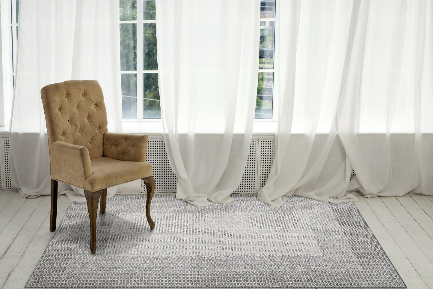 Dynamic Rugs Enchant 1501 Grey Solid Handmade Rug - Rugs - Dynamic Rugs - Atlanta Designer Rugs