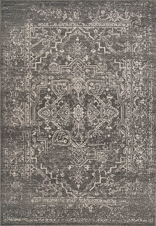 Dynamic Rugs Soma 6191 Dark Grey Ivory Transitional Machine - Made Rug - Rugs - Dynamic Rugs - Atlanta Designer Rugs