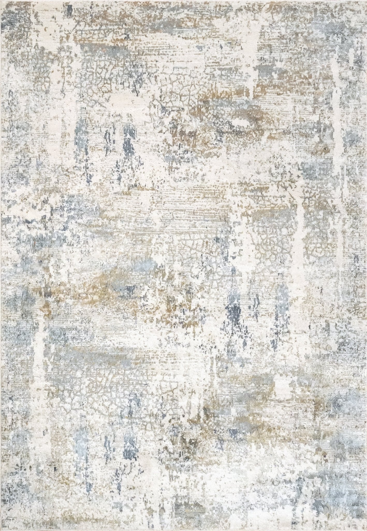 Dynamic Rugs Quartz 27050 Ivory Blue Transitional Machine - Made Rug - Rugs - Dynamic Rugs - Atlanta Designer Rugs