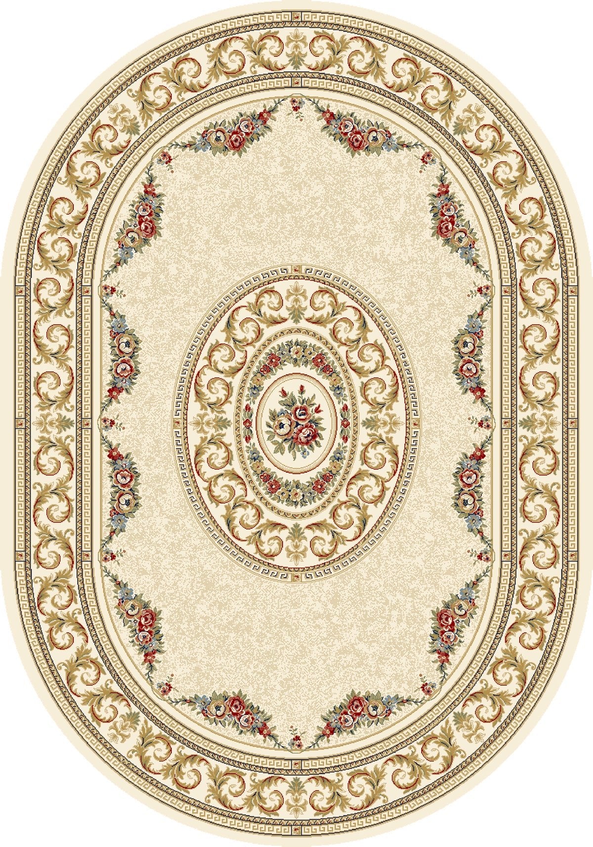 Dynamic Rugs Ancient Garden 57226 Ivory Traditional Machine - Made Rug - Rugs - Dynamic Rugs - Atlanta Designer Rugs