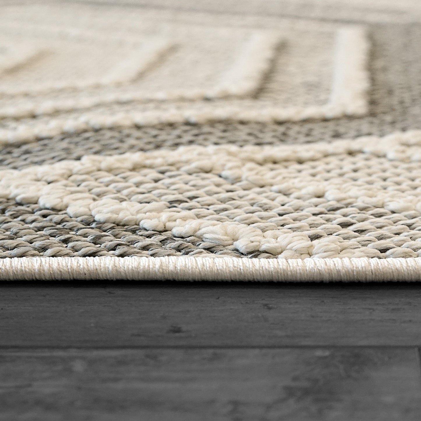 Dynamic Rugs Seville 3611 Ivory Grey Modern Machine - Made Rug - Rugs - Dynamic Rugs - Atlanta Designer Rugs