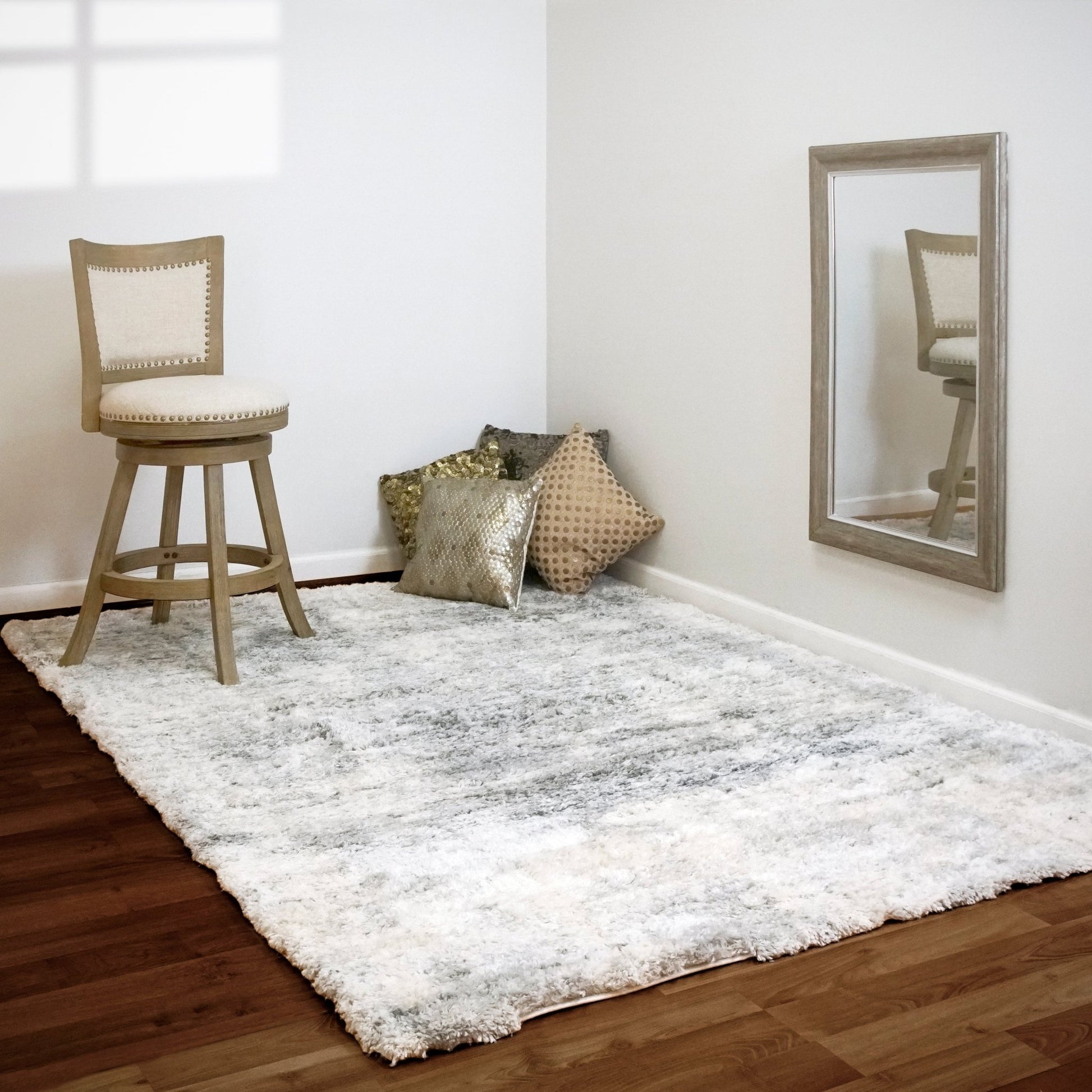 Dynamic Rugs Reverie 3540 Cream Grey Contemporary Machine - Made Rug - Rugs - Dynamic Rugs - Atlanta Designer Rugs