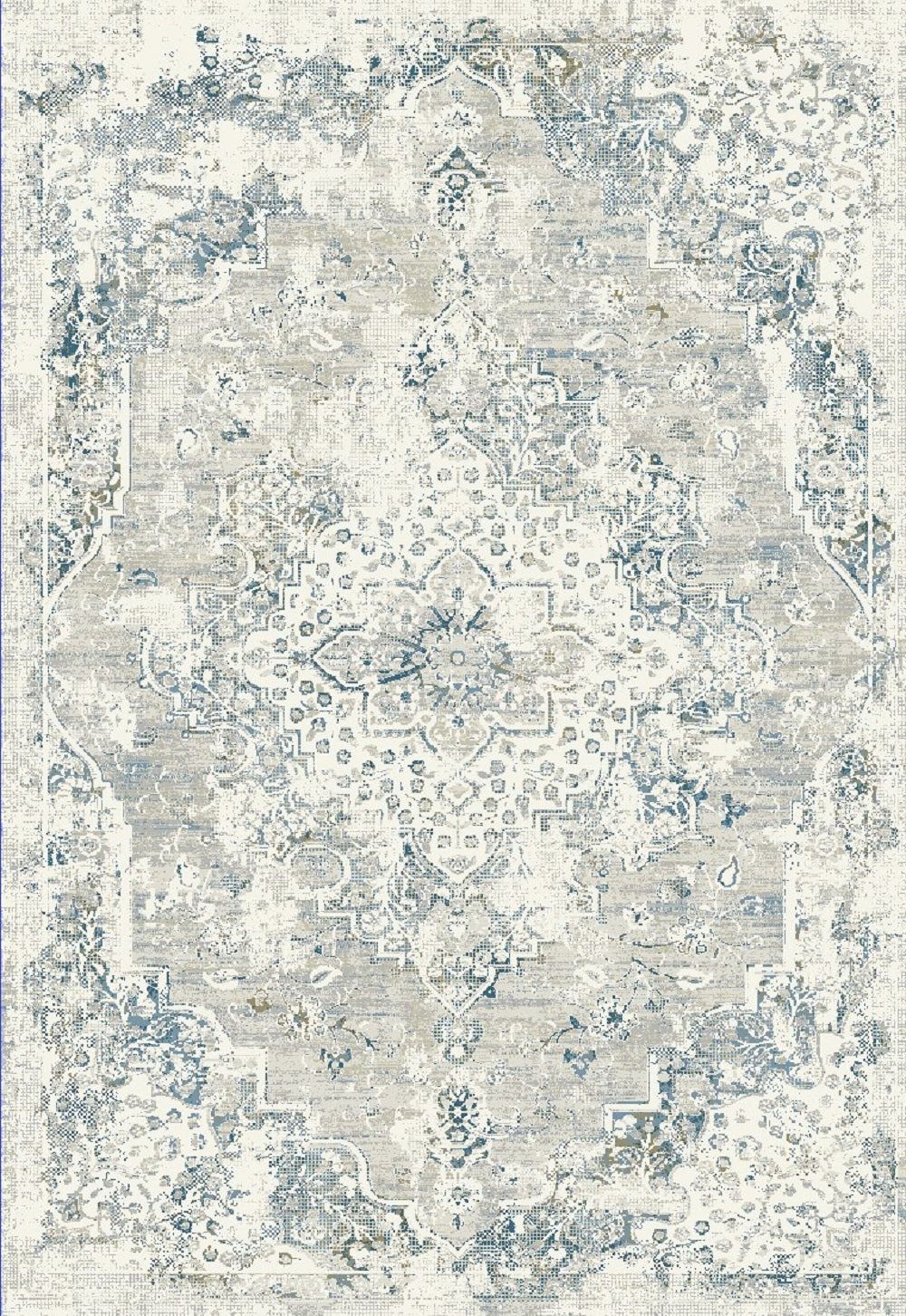 Dynamic Rugs Quartz 27064 Ivory Grey Multi Transitional Machine-Made Rug