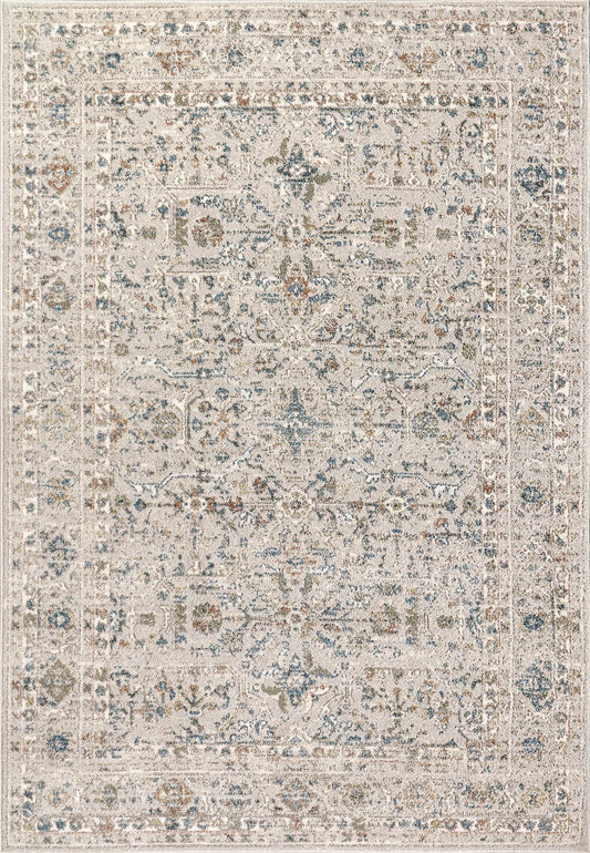 Dynamic Rugs Eclectic 6011 Cream Multi Transitional Machine - Made Rug - Rugs - Dynamic Rugs - Atlanta Designer Rugs