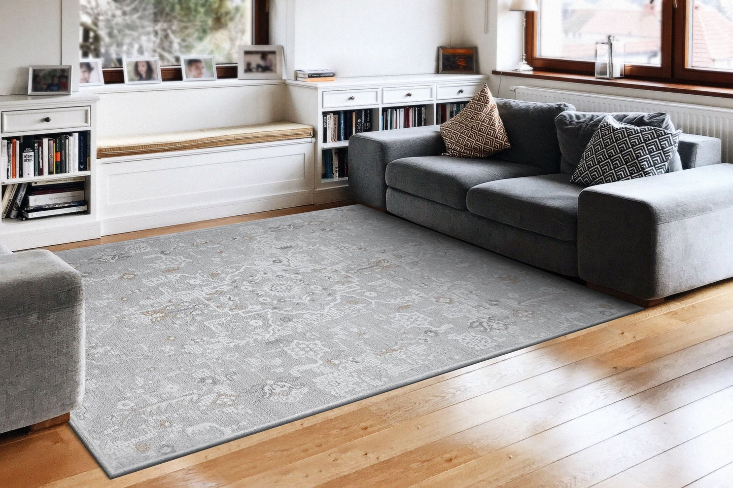 Dynamic Rugs Remix 6381 Grey Beige Transitional Machine - Made Rug - Rugs - Dynamic Rugs - Atlanta Designer Rugs