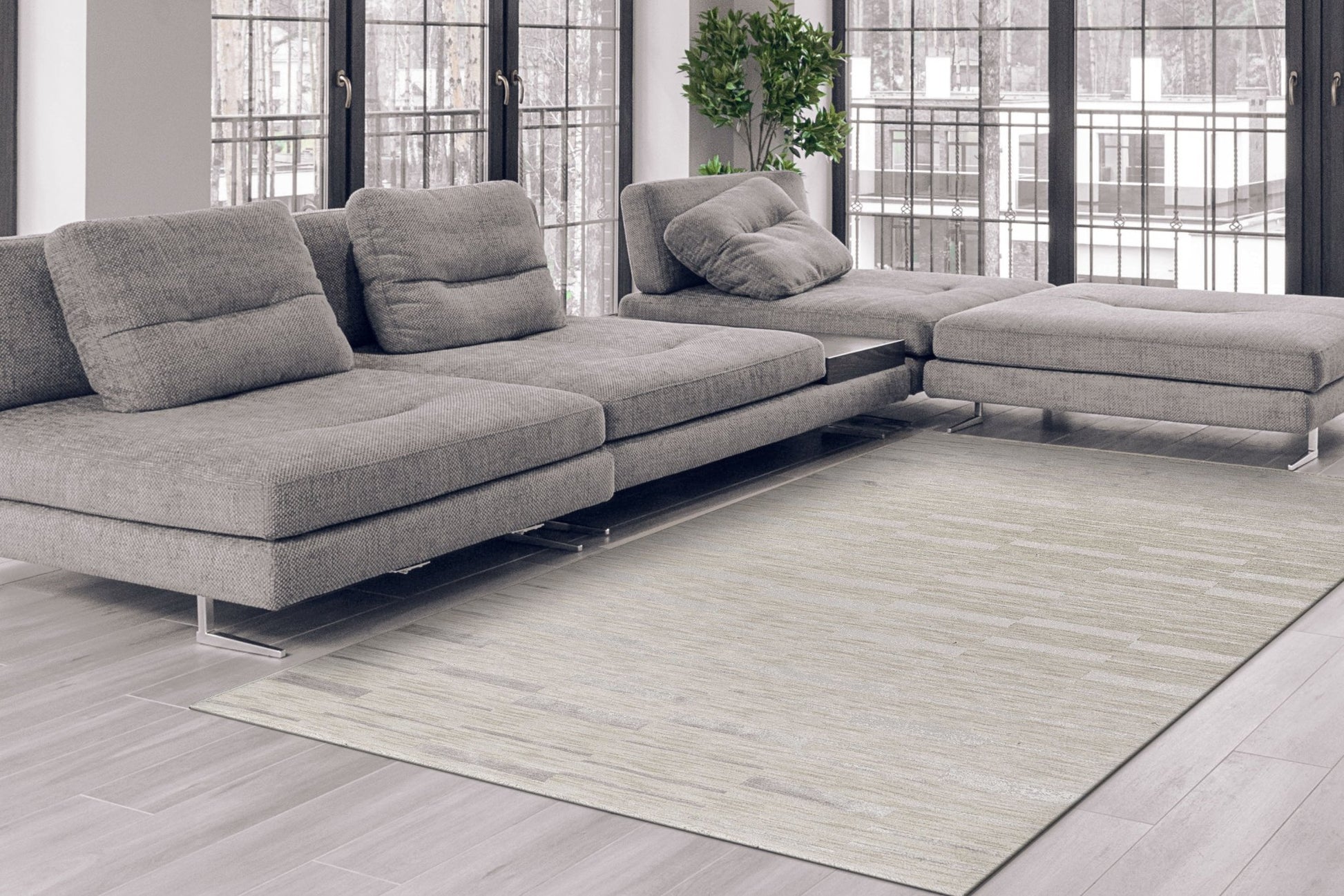 Dynamic Rugs Mesa 9746 Beige Modern Machine - Made Rug - Rugs - Dynamic Rugs - Atlanta Designer Rugs