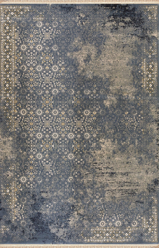 Dynamic Rugs Brilliant 72403 Blue Traditional Machine - Made Rug - Rugs - Dynamic Rugs - Atlanta Designer Rugs