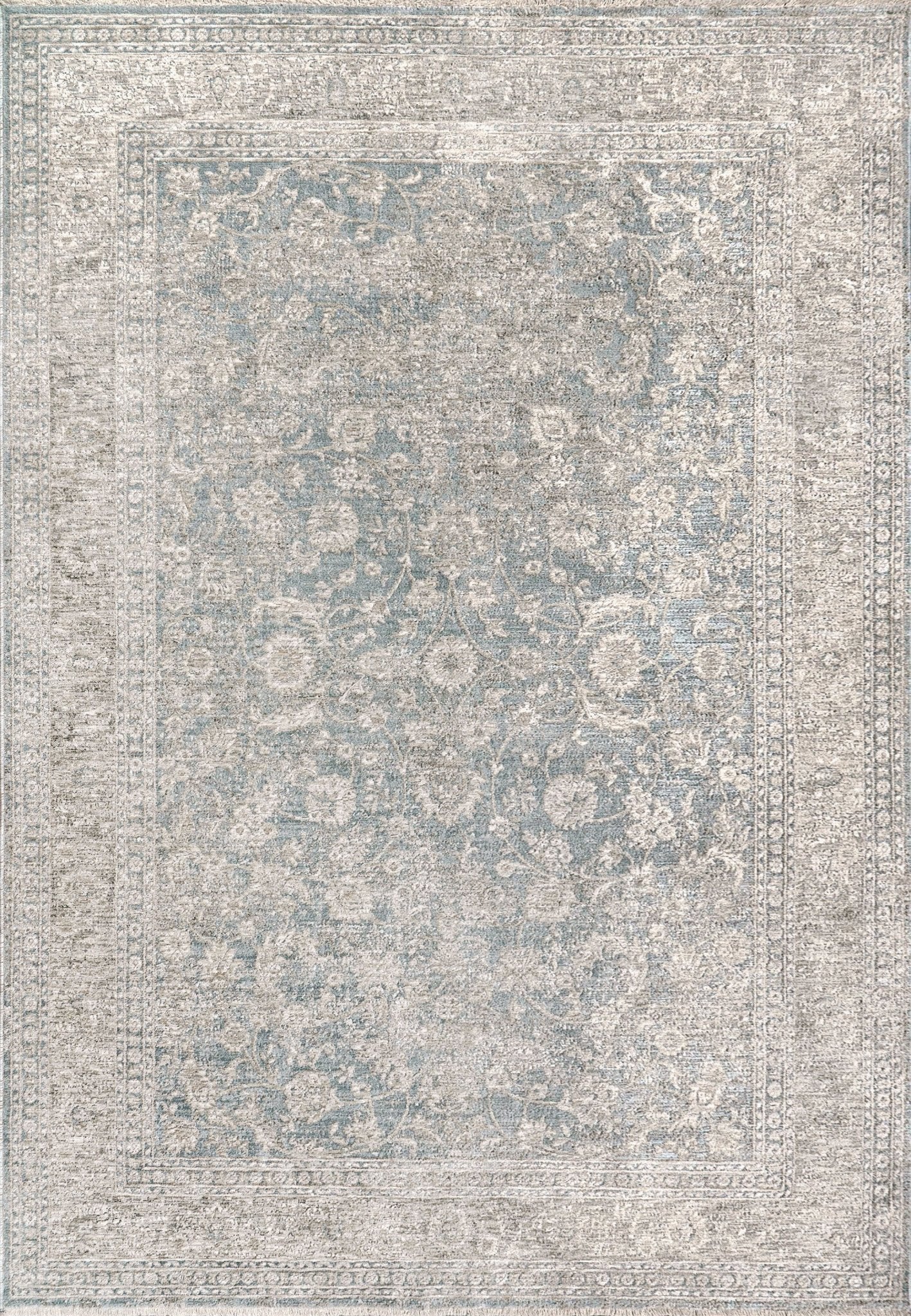 Dynamic Rugs Dharma 12040 Light Blue Beige Transitional Machine - Made Rug - Rugs - Dynamic Rugs - Atlanta Designer Rugs