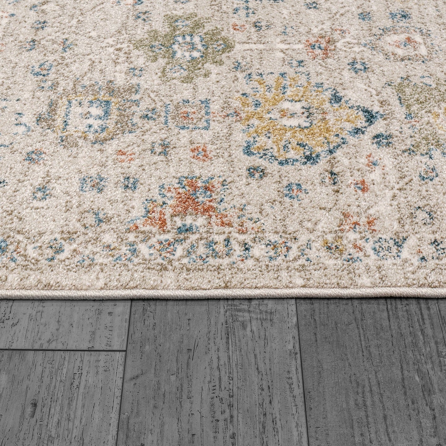 Dynamic Rugs Eclectic 6010 Cream Multi Transitional Machine - Made Rug - Rugs - Dynamic Rugs - Atlanta Designer Rugs