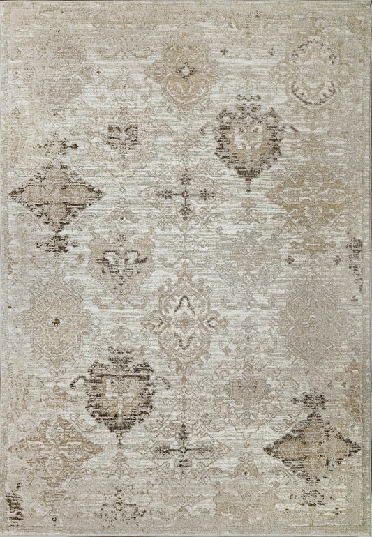 Dynamic Rugs Momentum 61795 Ivory Grey Taupe Transitional Machine-Made Rug