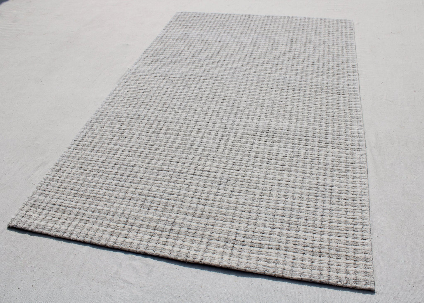 Dynamic Rugs Trono 5481 Ivory Silver Modern Handmade Rug - Rugs - Dynamic Rugs - Atlanta Designer Rugs