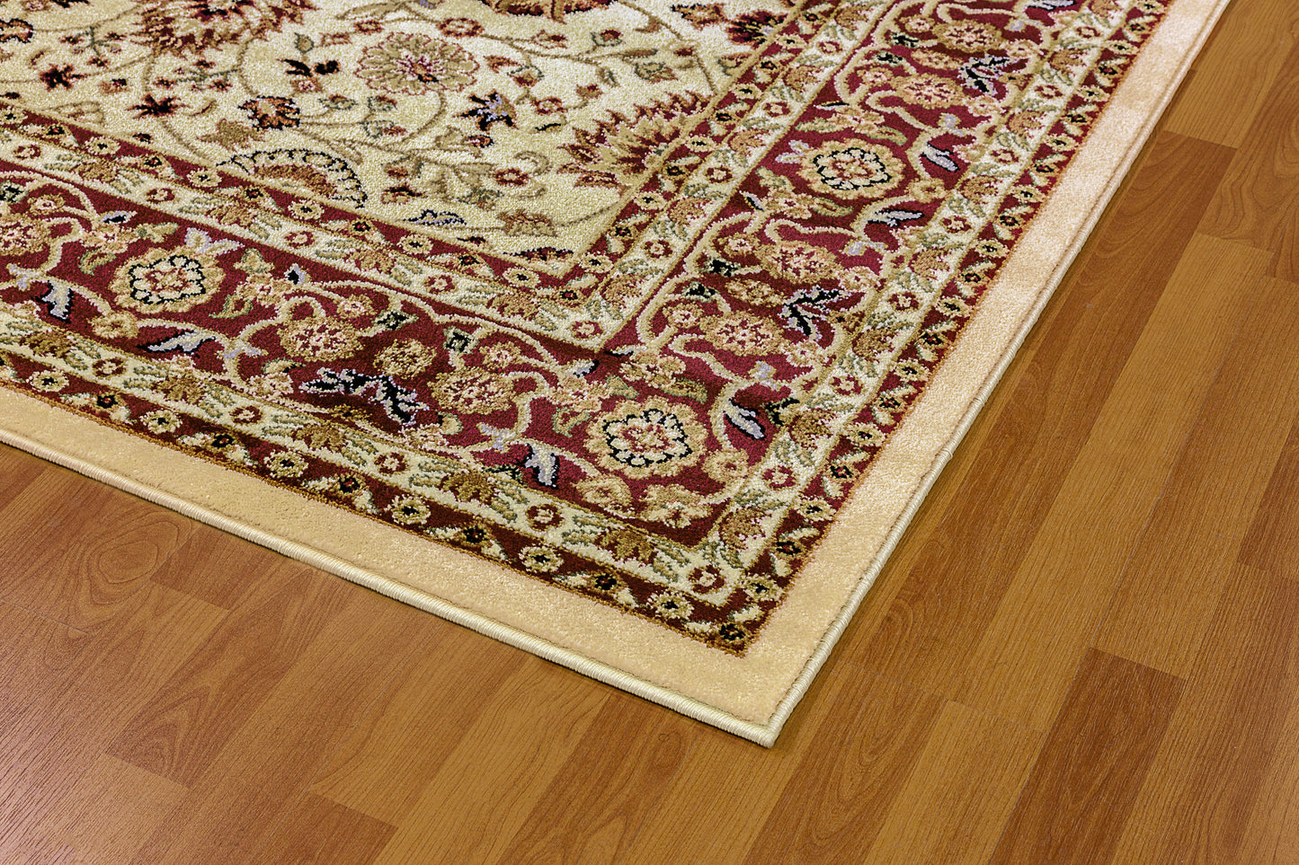 Dynamic Rugs Yazd 2803 Cream Red Traditional Machine-Made Rug