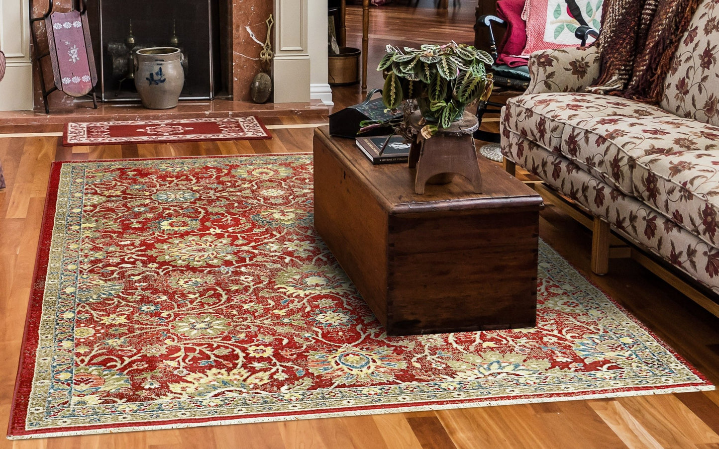 Dynamic Rugs Juno 6883 Red Transitional Machine - Made Rug - Rugs - Dynamic Rugs - Atlanta Designer Rugs