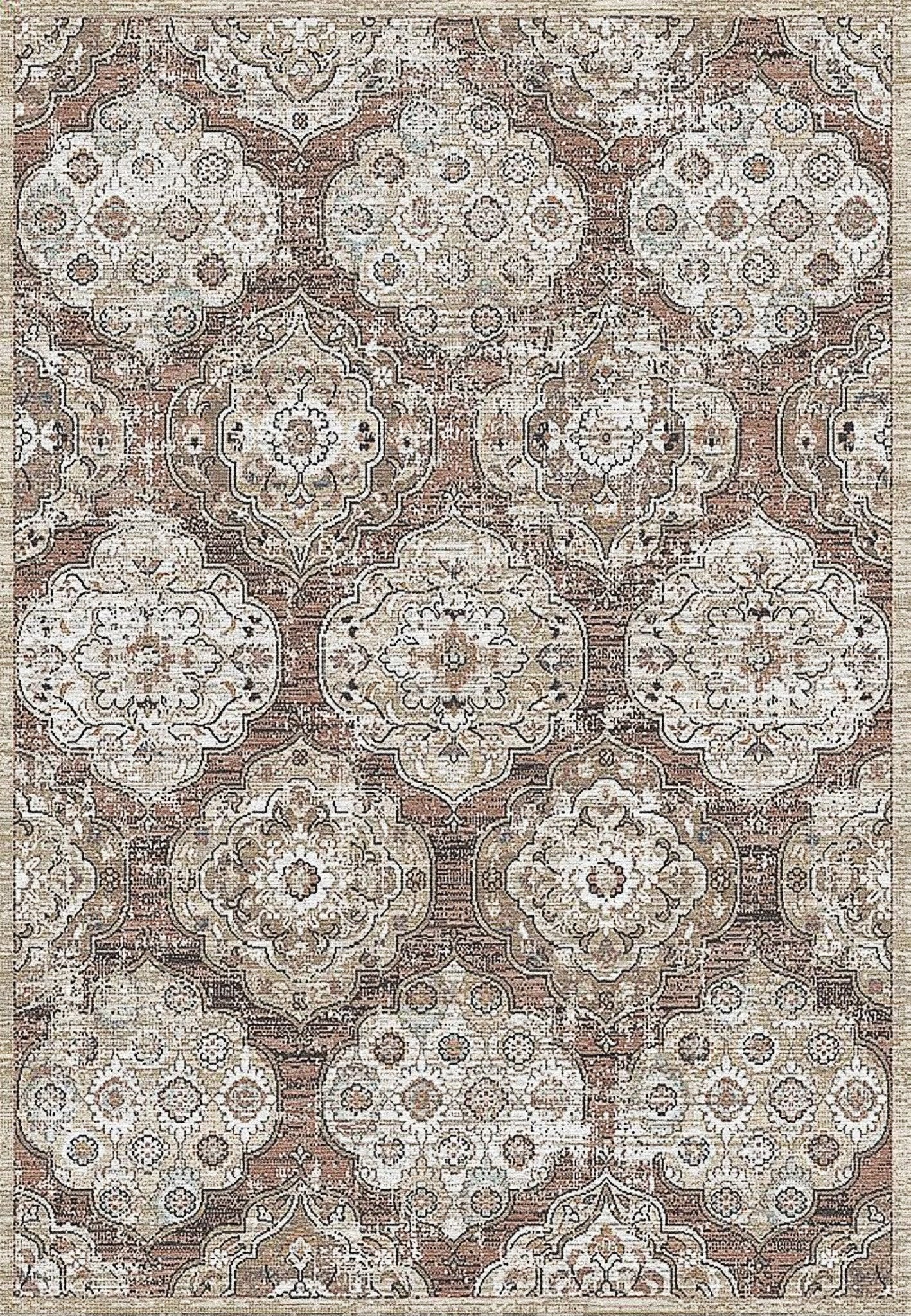 Dynamic Rugs Jazz 6793 Rose Blush Beige Ivory Transitional Machine - Made Rug - Rugs - Dynamic Rugs - Atlanta Designer Rugs