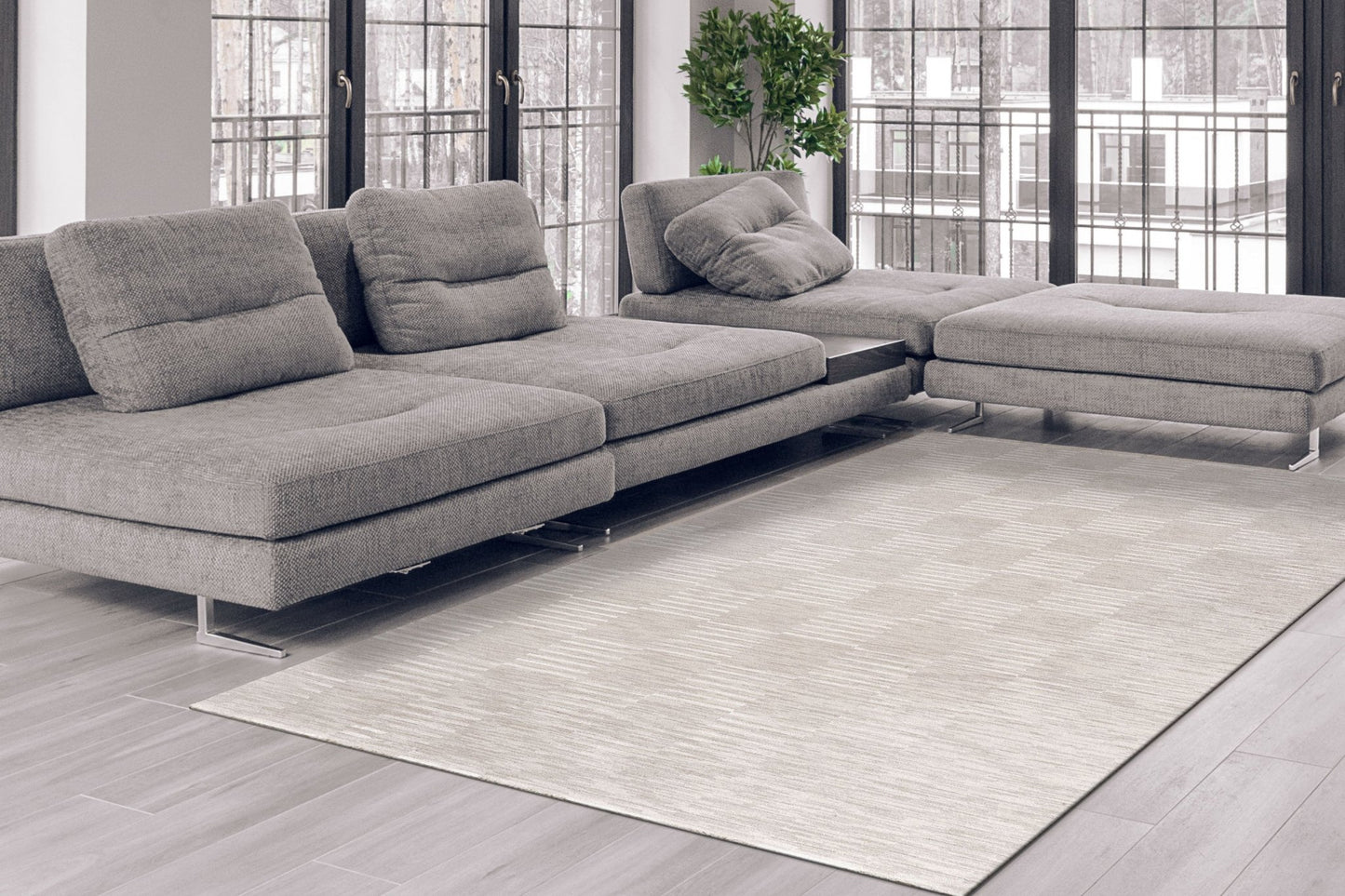 Dynamic Rugs Mesa 9745 Cream Beige Modern Machine - Made Rug - Rugs - Dynamic Rugs - Atlanta Designer Rugs