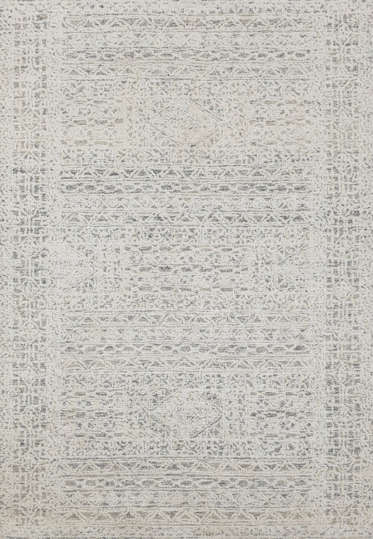 Dynamic Rugs Vigo 2048 Taupe Charcoal Ivory Modern Handmade Rug