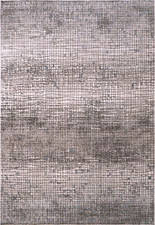 Dynamic Rugs Harlow 4808 Ivory Grey Blue Modern Machine - Made Rug - Rugs - Dynamic Rugs - Atlanta Designer Rugs