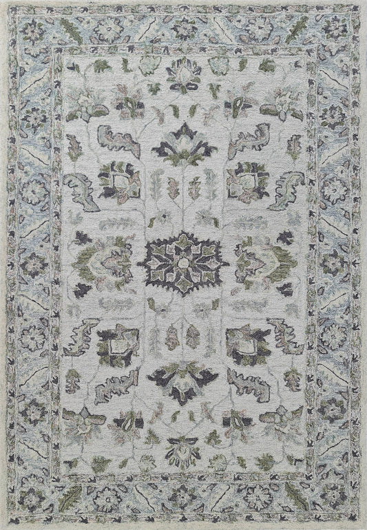 Dynamic Rugs Daisy 9083 Sage Multi Transitional Handmade Rug