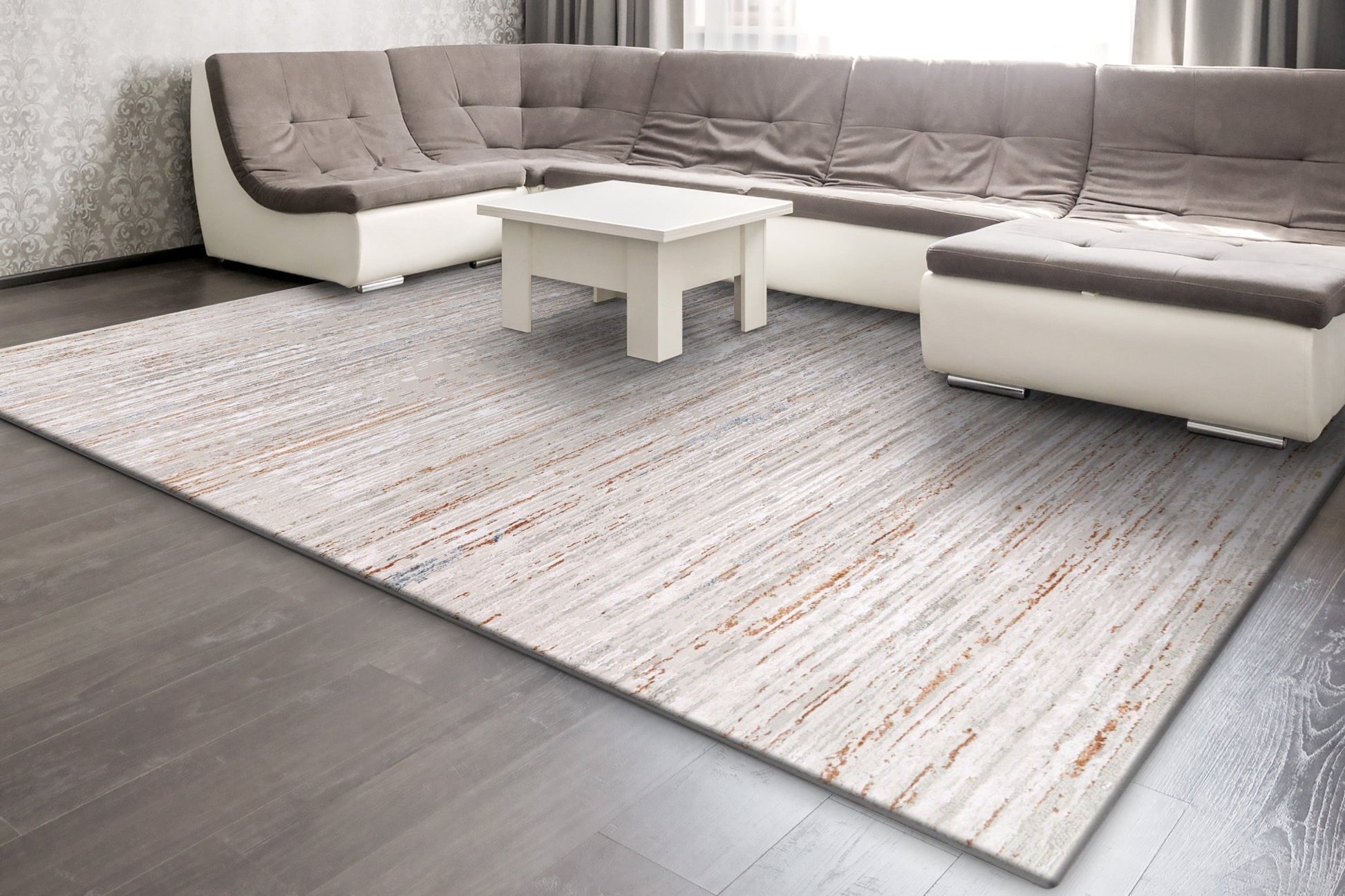 Dynamic Rugs Obsession 9539 Cream Red Multi Modern Machine - Made Rug - Rugs - Dynamic Rugs - Atlanta Designer Rugs