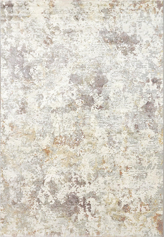 Dynamic Rugs Couture 52023 Grey Gold Contemporary Machine-Made Rug